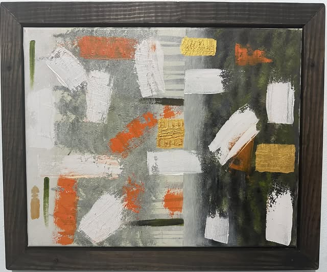 "The color of excess" 16x20in with frame. Painted on 3/4 in thick studio canvas in oil.